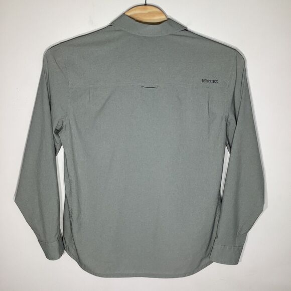 Marmot Mens Long Sleeve Button Up Lightweight Vented Shirt Size XL - Picture 3 of 9